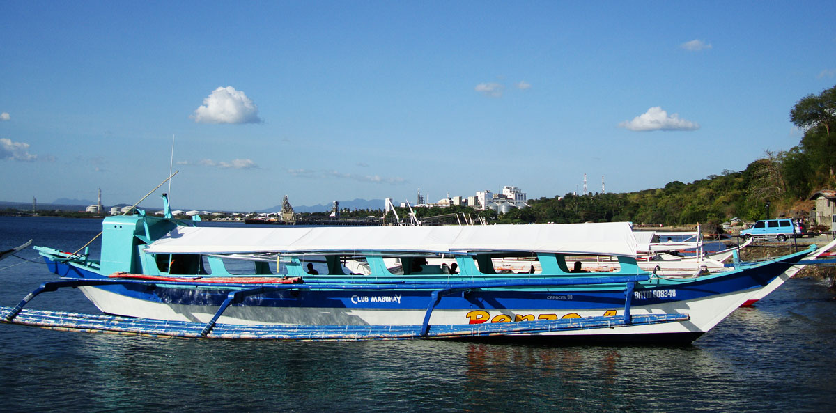 getting to puerto galera by private banca boat