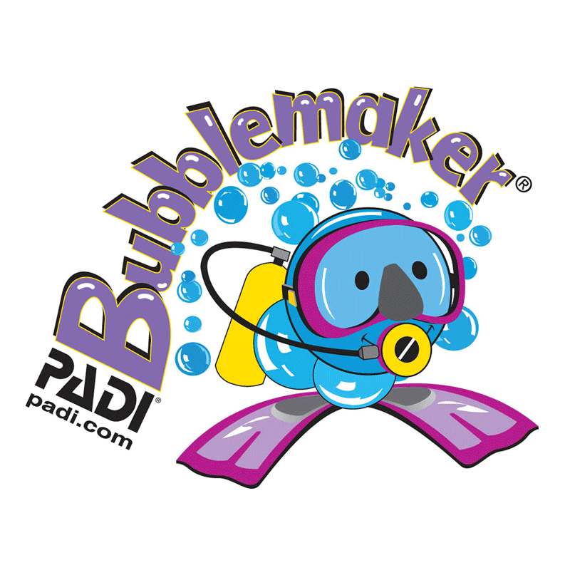 padi bubble maker kids scuba diving course